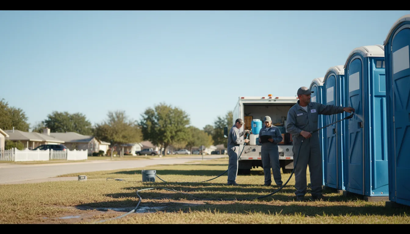 Long-Term Portable Toilet Rental in San Augustine, TX near me